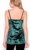 Hunter Green Velvet Cami